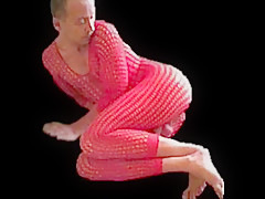 0259 crossdresser slideshow red Nylons Catsuit Nylonboy nude