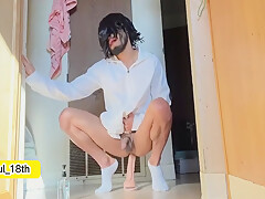 18 Year Old teen 18+ Boy Riding A Huge Cock After Celebrating His Birthday 6 Min