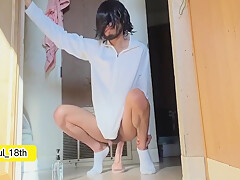 18 Year Old teen 18+ Boy Riding A Huge Cock After Celebrating His Birthday 6 Min
