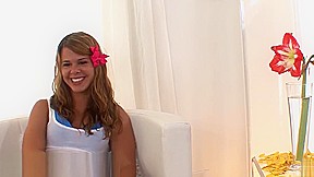 18 years old babe swallows cum