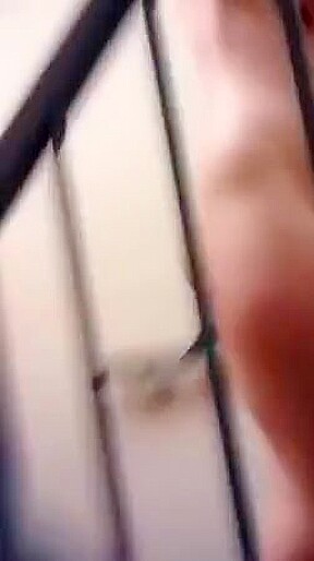 19 year old girlfriend does naked hotel walk on a dare