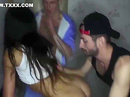 2 Gay At A Party Fuck A Friend And Cum On Pussy