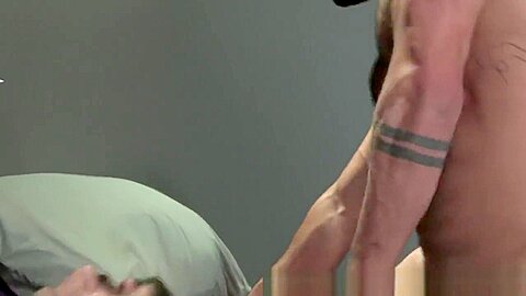 2 Hot Hunks Make Out Before BB Anal - RagingStallion