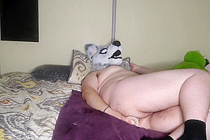 2 Orgasms With Big Dildo