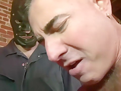 2 guys using bound sex slave - Factory Video