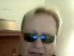 60's beat neck eats banana out of ho's pussy