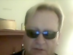 60's beat neck eats banana out of ho's pussy