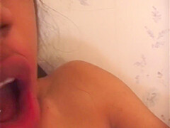 A Black And A White Lesbian Lick Each Others Hairy Pussies
