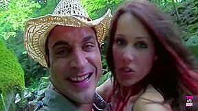 A Guy Has The Privilege To Anally Smash A Beautiful Girls Ass In The Forest