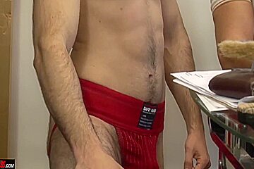 A Wrenching Amateur Massage: Bear Step daddy Big Cock Blowjobs