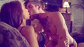 Admirable brunette Sandee Westgate attending in cum shot porn video