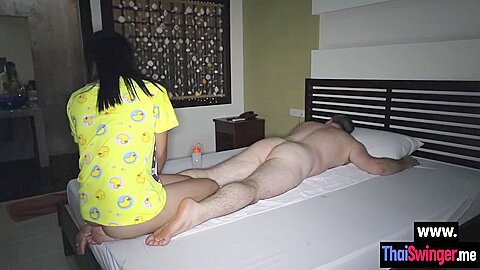 After Massage Asian Leena Rode Big Hard Dick And Pleased Perverted Client
