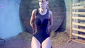 Aika May chair-tied gagged whipped nipple-clamped vibed