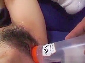 Alluring Japanese Kanako Plays With Big Toys On The Couch