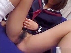 Alluring Japanese Kanako Plays With Big Toys On The Couch