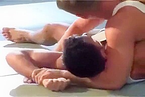 Alpha wrestles beta