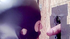 Am Step dad Unloads Twice At First Time Glory Hole Visit