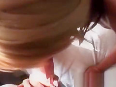 Amateur Brunette Sucks A Big Dick And Gets Her Ass Hole