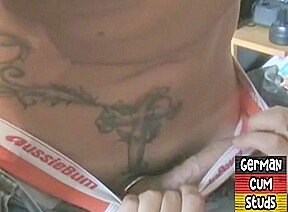 Amateur German gay rims and sucks BF in closeup video