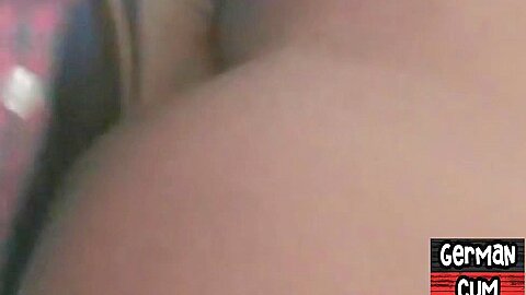 Amateur German top barebacks 2 bottoms till cum on ass