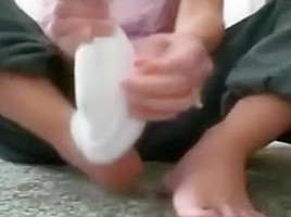 Amateur Homemade Self Foot Worship