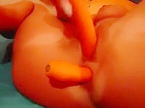 Amateur Milf Homemade Vegetable Masturbation Solo Selftape