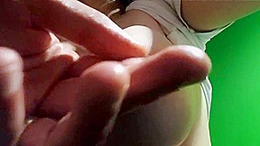 Amateur big hanging boobs