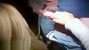 Amateur blonde does night blowjobs