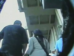 Amateur street candid upskirt video of chubby awesomeness