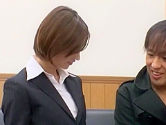 Amazing Japanese whore Akari Asahina in Fabulous Secretary, Masturbation JAV video