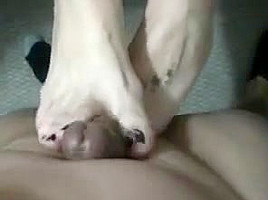 Amazing footjob and foot fetish compilation