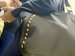 Amazing milf gets an ass hug