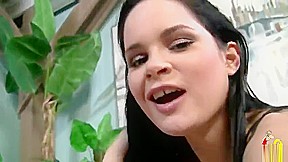 Amazing youthful slut Jenna Ross receiving a cumshot