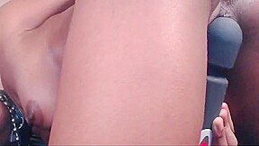 An Ebony Feline Cum Show