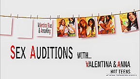 Anna King and Valentina Blue in private’s casting couch