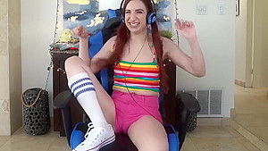 April Snow the flirty gamer girl next door