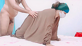 Arab Niqab Women Hardfuck In Doggystyle With Her Boyfriend