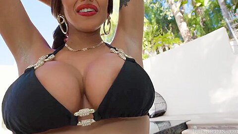 Armani Black - Busty Exotic Armani Black Gives Up Her Ass Streamhub to