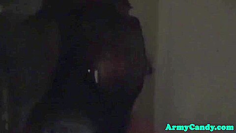 Army Athletic Hunks Analized In Shower Fuck Fest