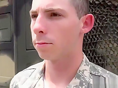 Army cadets sucking cock