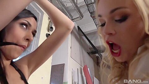Ashley Ocean Gets Off At Her Sexy Masters Hand In A Hot Lesbian Bdsm Clip