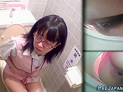 Asian 18-year-old Filmed Peeing