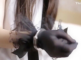 Asian Bondage Cuffed 2 Girl