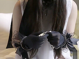 Asian Bondage Cuffed 2 Girl