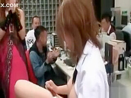 Asian Office Babe Cunt Licked In Group At Work