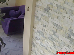 Asian Skank Facefucked And Gagging On Dick