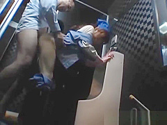 Asian attendant is cleaning the wrong part2