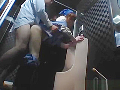 Asian attendant is cleaning the wrong part2