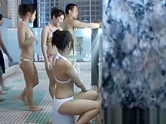 Asian doll gets spa fun in public jav part4