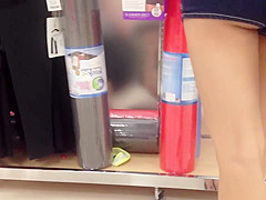 Asian in Booty Shorts